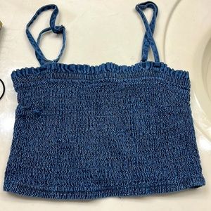 Abercrombie spaghetti strap crop top